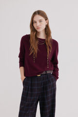 Hoss Intropia Idalia. Jersey drapeado Morado