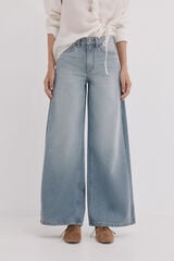 Hoss Intropia Billie. Jeans patchwork Cinzento