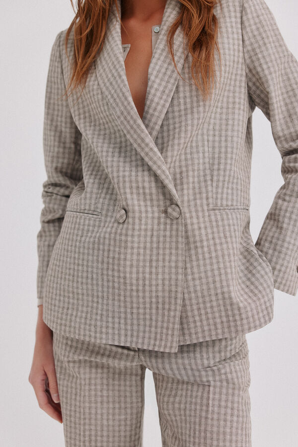 Hoss Intropia Eleanor. Blazer cruzado Ecru
