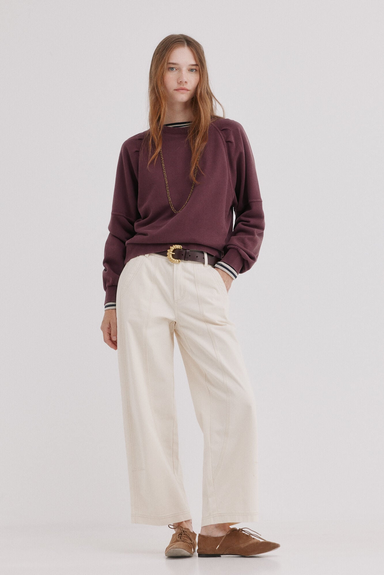 Hoss Intropia Maiara. Sweatshirt com efeito lavado