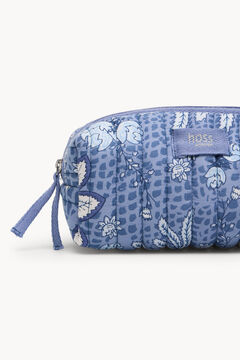 Hoss Intropia Nan. Bolsa de toalete de algodão estampado Roxo