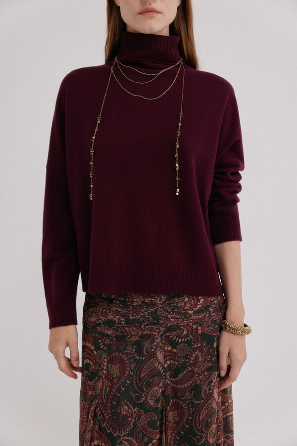 Hoss Intropia Iona.Jersey de punto Granate