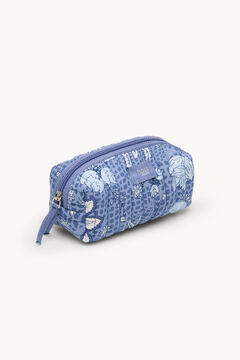 Hoss Intropia Nan. Bolsa de toalete de algodão estampado Roxo