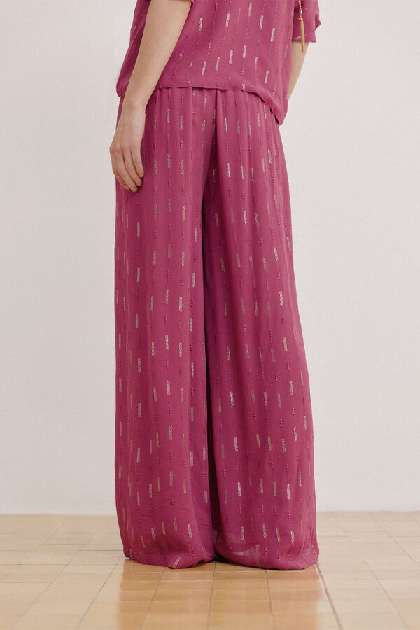 Hoss Intropia Cal&ccedil;as de lantejoulas Pauliana Roxo