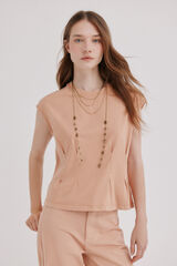 Hoss Intropia Margot. Camiseta entallada Rosa