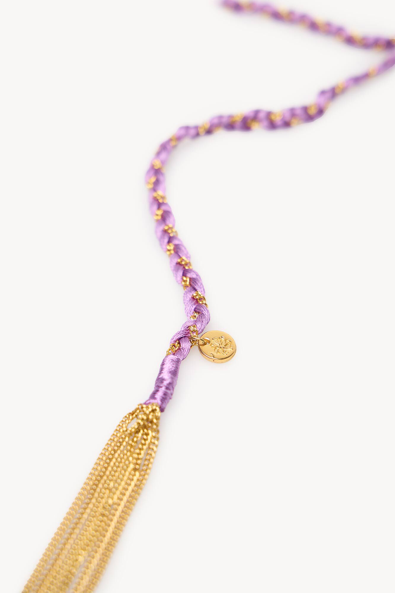 Hoss Intropia Nicole.Collar largo cadena trenzada