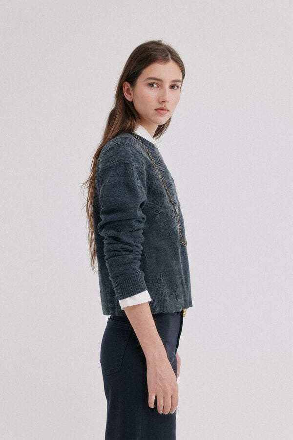 Hoss Intropia Izara. Jersey relieve Gris