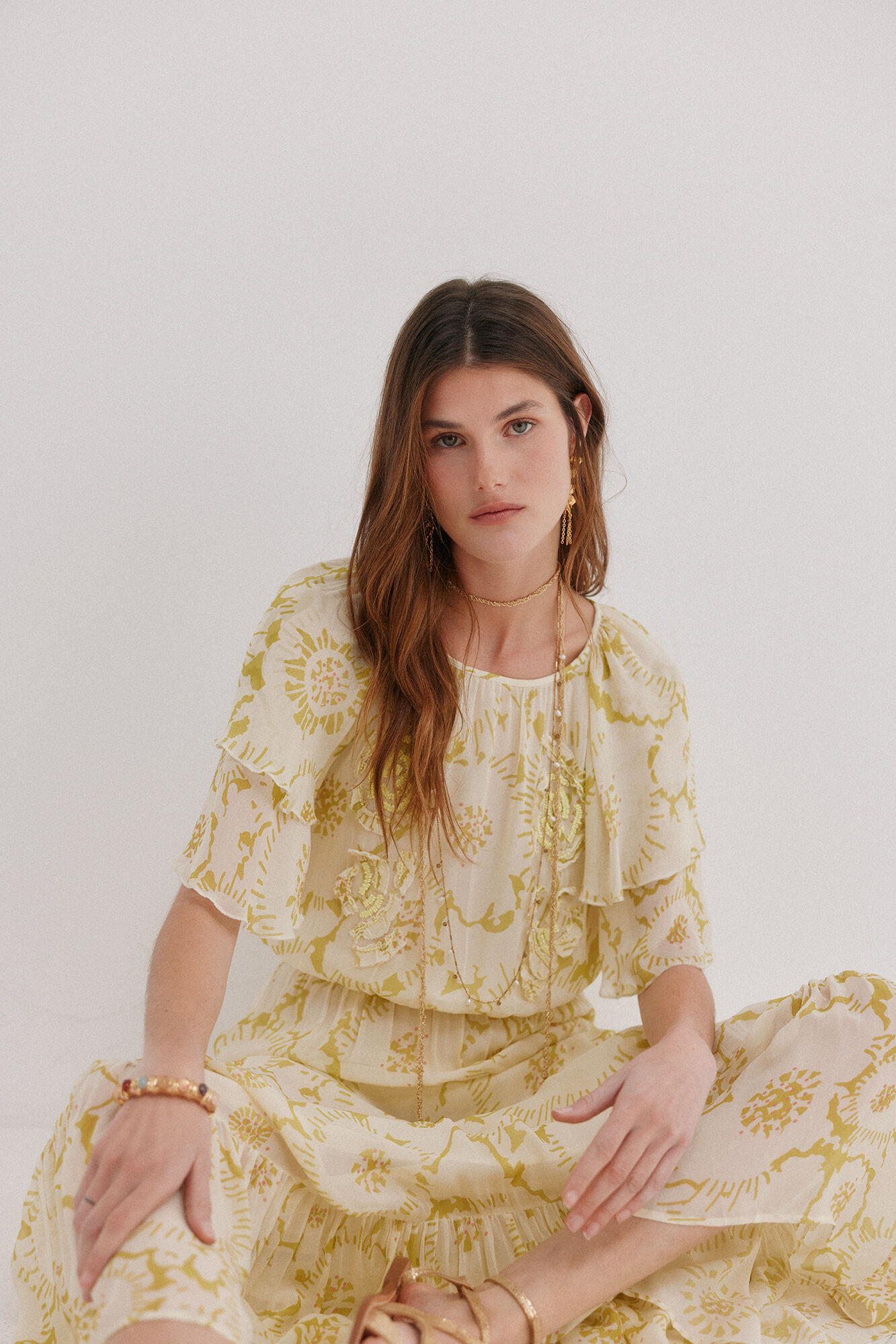 Hoss Intropia Alisha. Vestido comprido fluido