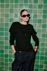 Hoss Intropia Izar. Jersey con capa Negro