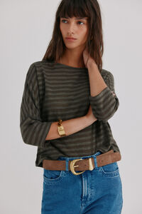 Hoss Intropia Magdalena. Camiseta riscas