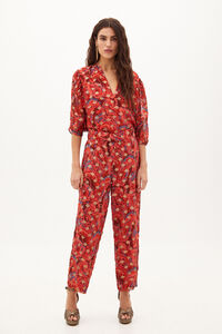 Hoss Intropia Joana. Pantalón fluido estampado Beige
