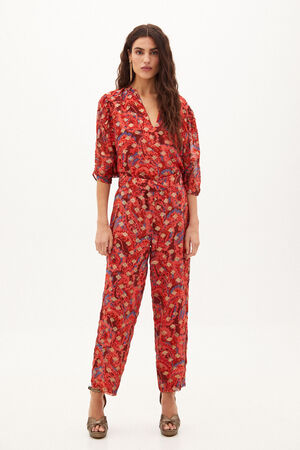 Joana. Pantal&oacute;n fluido estampado