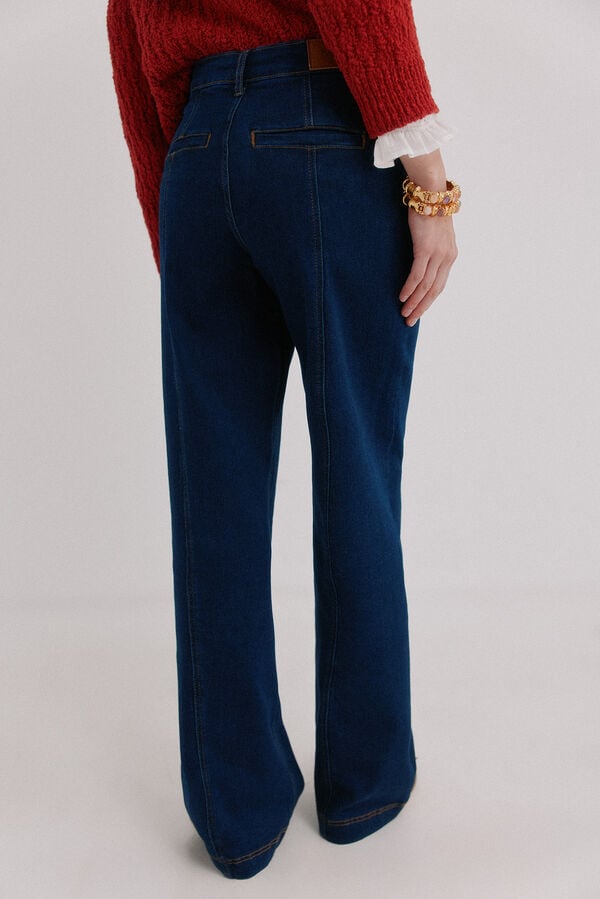 Hoss Intropia Bimba. Vaqueros wide leg Azul marino