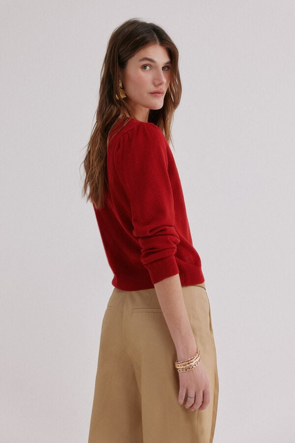 Hoss Intropia Ivelle. C&aacute;rdigan con botones Beige