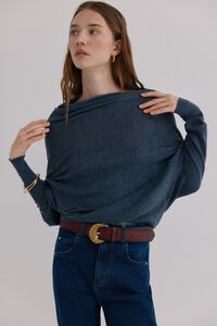 Hoss Intropia Nica. Camisola com decote assimétrico