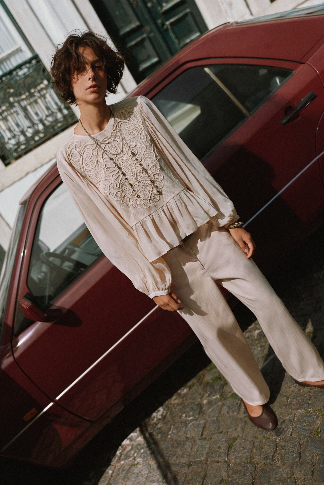 Hoss Intropia Ciane. Blusa rom&acirc;ntica