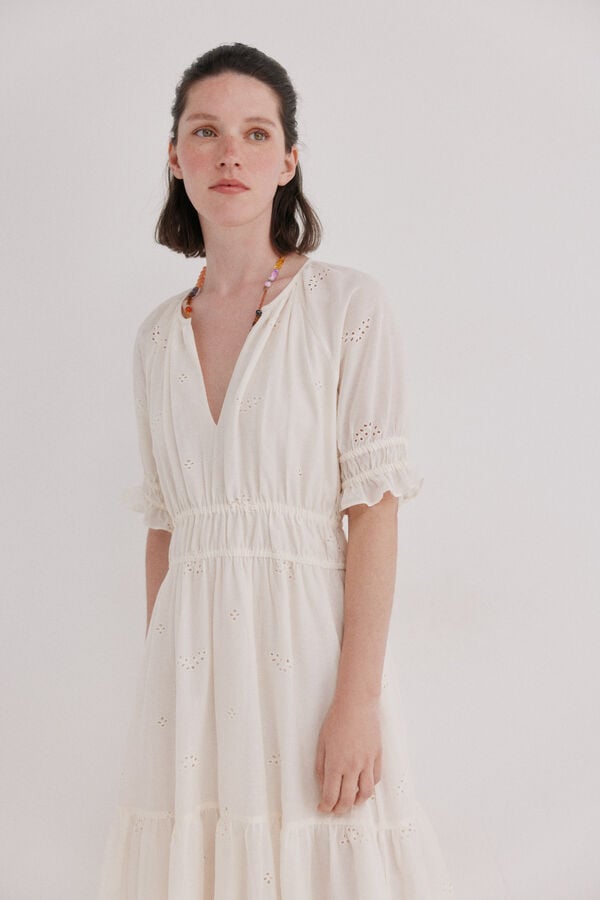 Hoss Intropia Alana. Vestido midi Branco