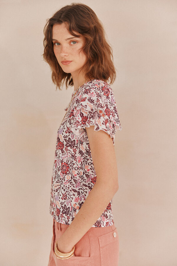 Hoss Intropia Marian. T-shirt estampada Multicolorido