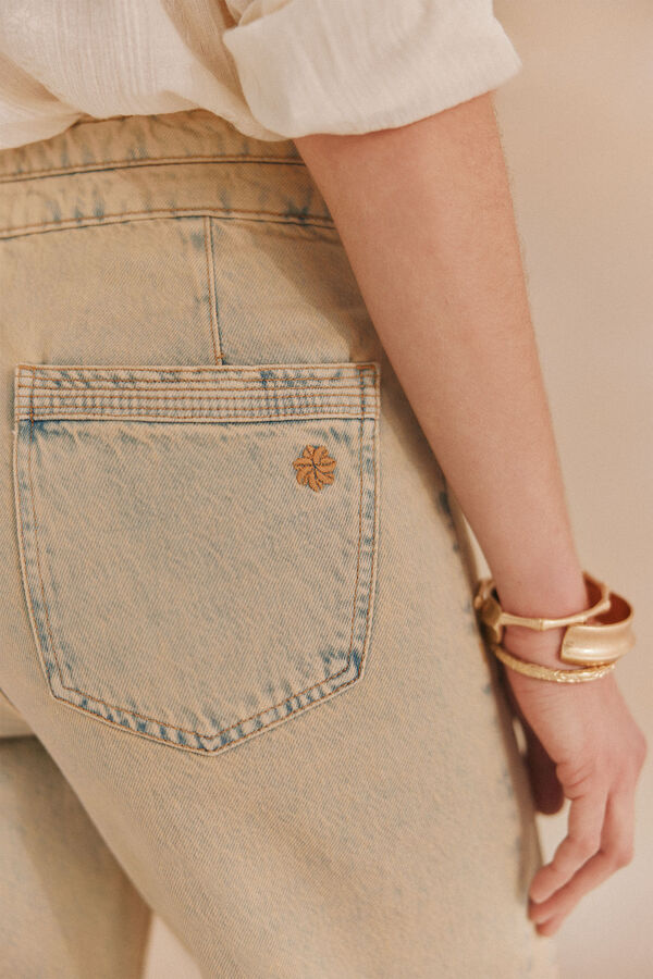 Hoss Intropia Pianna. Jeans cinturilla Beige