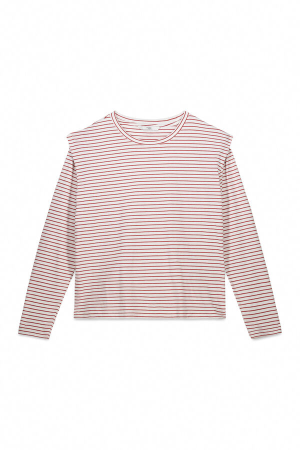 Hoss Intropia Fabia. Camiseta marinera Coral