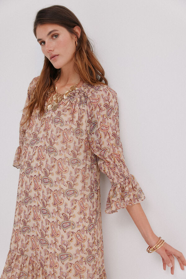 Hoss Intropia Lidia. Vestido com estampado paisley Multicolorido
