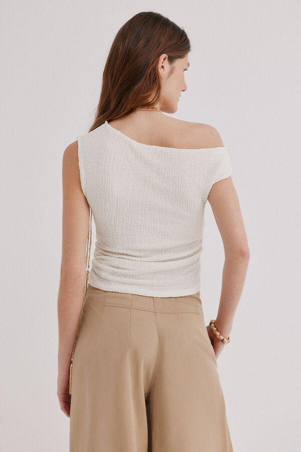 Hoss Intropia Maria. T-shirt assim&eacute;trica Beige