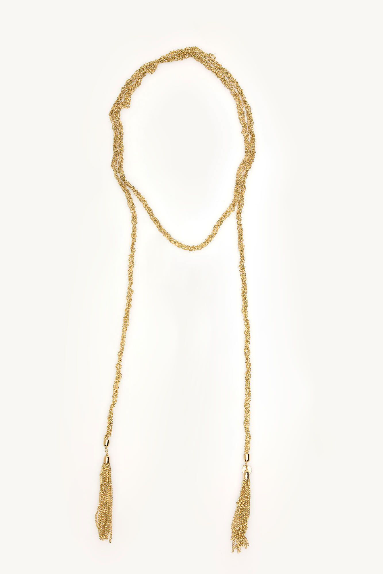 Hoss Intropia Nicole. Collar largo cadena trenzada