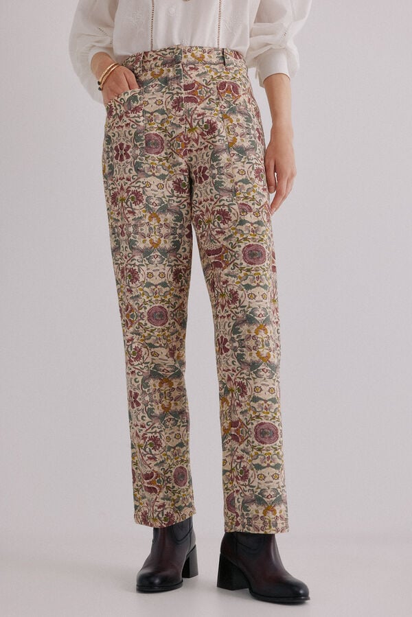 Hoss Intropia Priscila. Calças estampadas Multicolorido