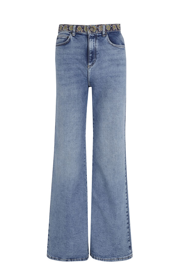 Hoss Intropia Briar. Jeans bordados Azul