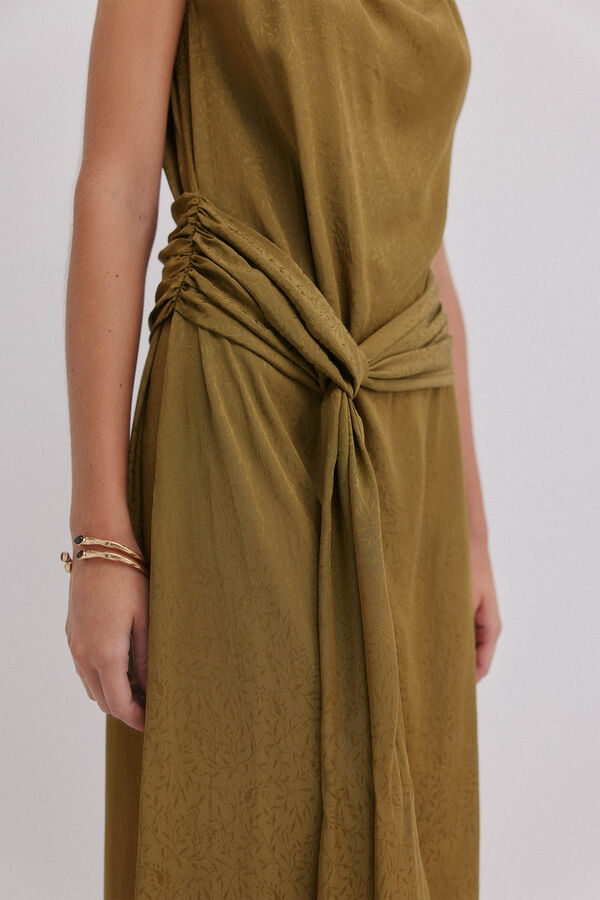 Hoss Intropia Liliane. Vestido midi Verde