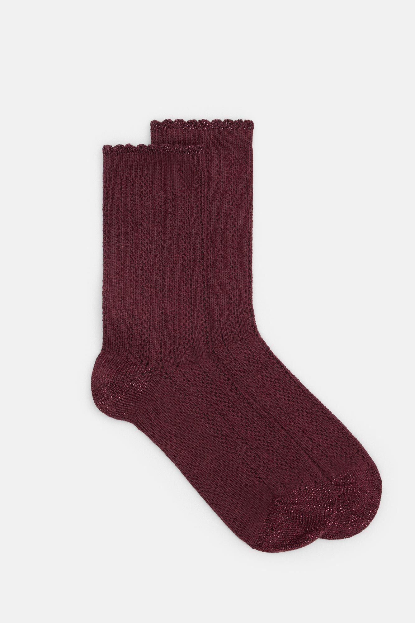 Hoss Intropia Lavinia. Calcetines calados con lurex