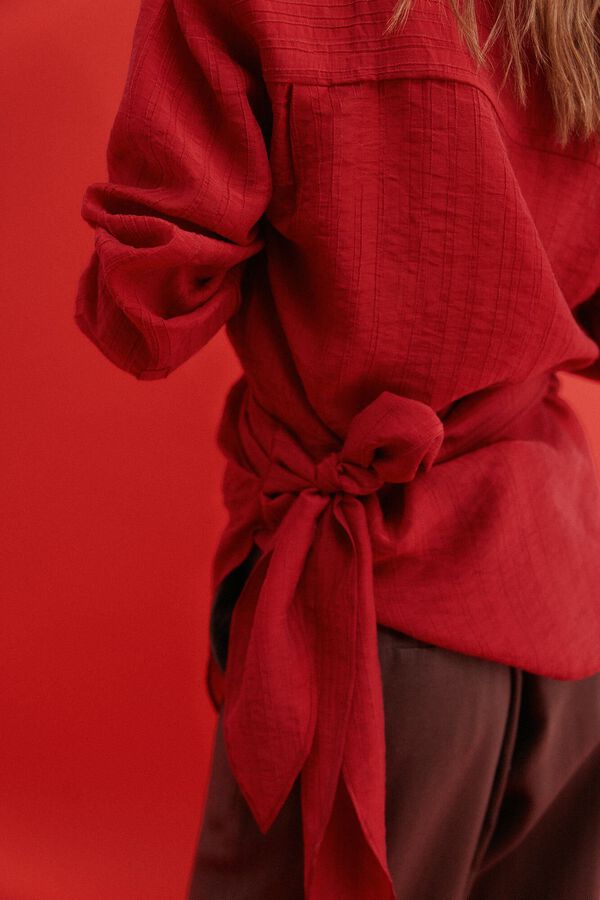 Hoss Intropia Cosette. Blusa de rayas rojo