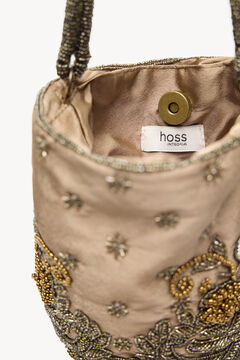Hoss Intropia Natalie. Mala bordada Dourado