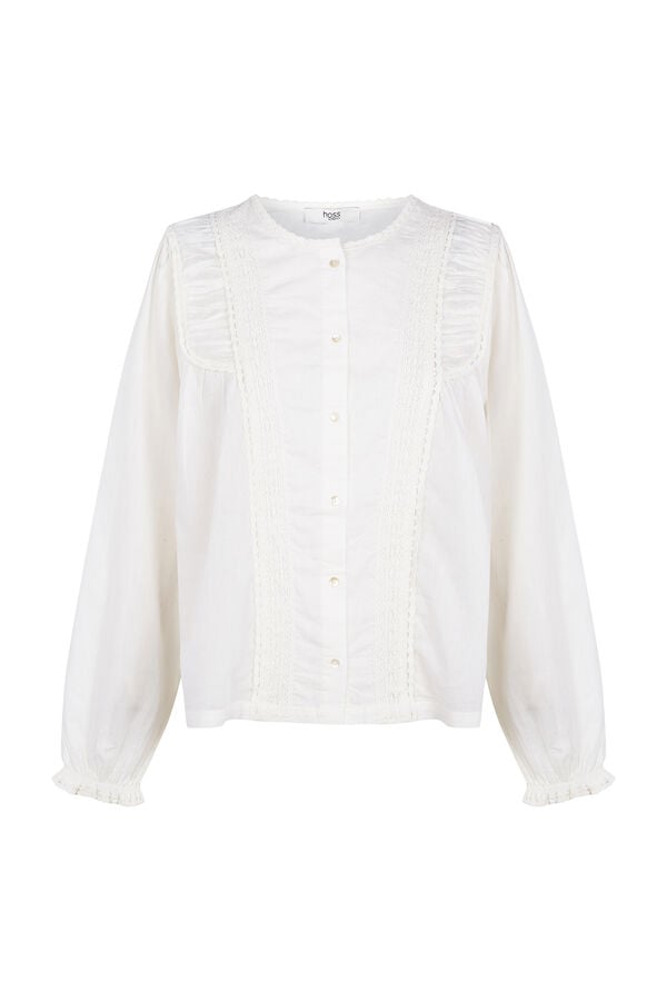 Hoss Intropia Caelia. Blusa flu&iacute;da Marfil