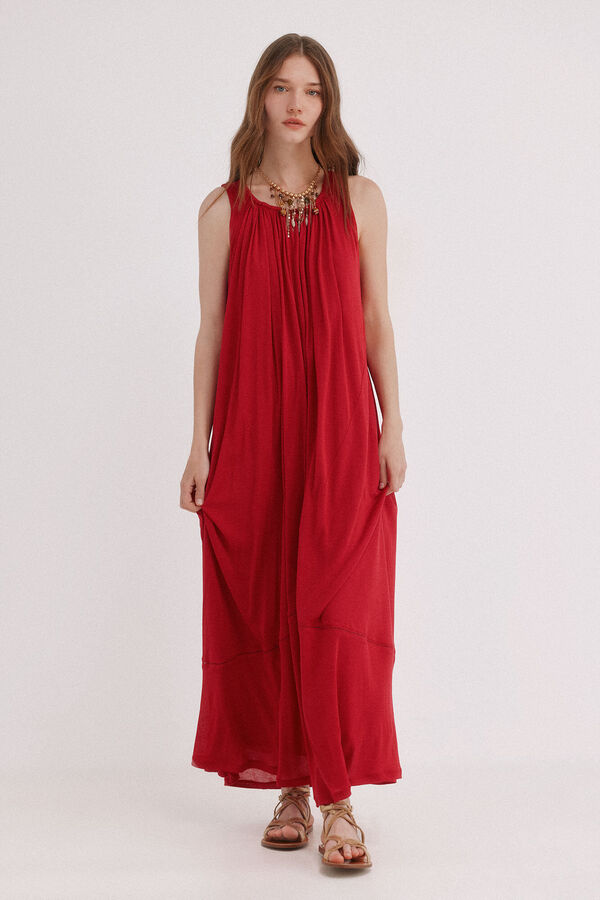 Hoss Intropia Arlet. Vestido comprido Vermelho