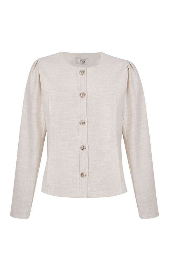 Hoss Intropia Elena. Blusão elegante Branco