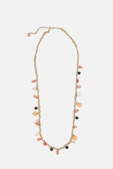 Hoss Intropia Lara. Collar piedras ba&ntilde;ado en oro Dorado