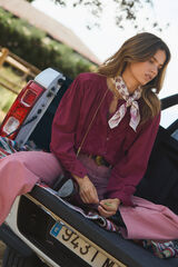 Hoss Intropia Cosima.  Blusa bordada floral Subiu