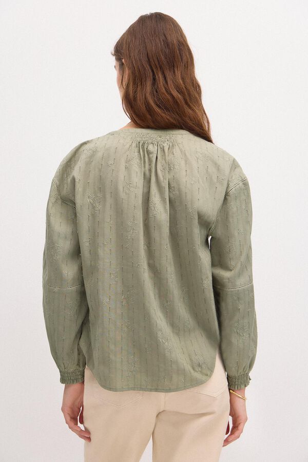 Hoss Intropia Casandra. Blusa de manga comprida. Verde