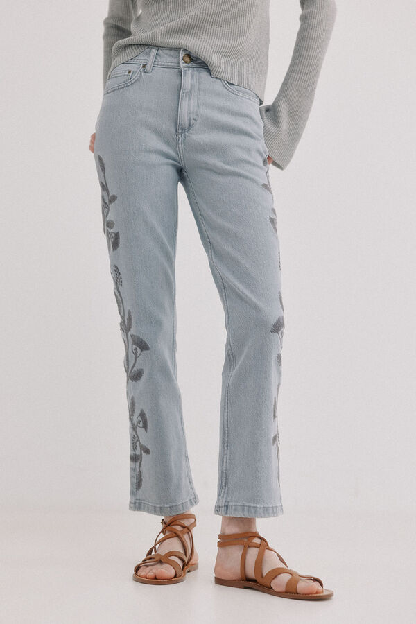 Hoss Intropia Bonnie. Vaqueros bootcut Gris