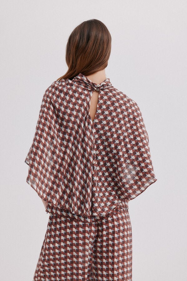 Hoss Intropia Clavel. Blusa estampada Multicolor