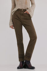 Hoss Intropia Basel. Calça jeans bootcut Castanho