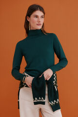 Hoss Intropia Ilse. Jersey cuello vuelto Verde