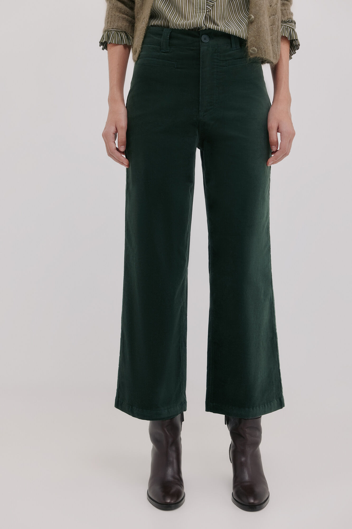 Hoss Intropia Prunela.Pantal&oacute;n tiro medio