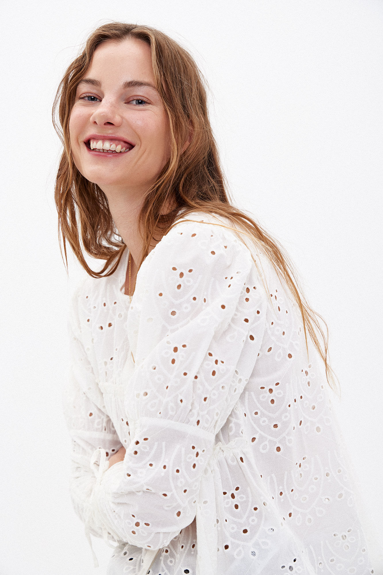 Blusa deals bordado suizo