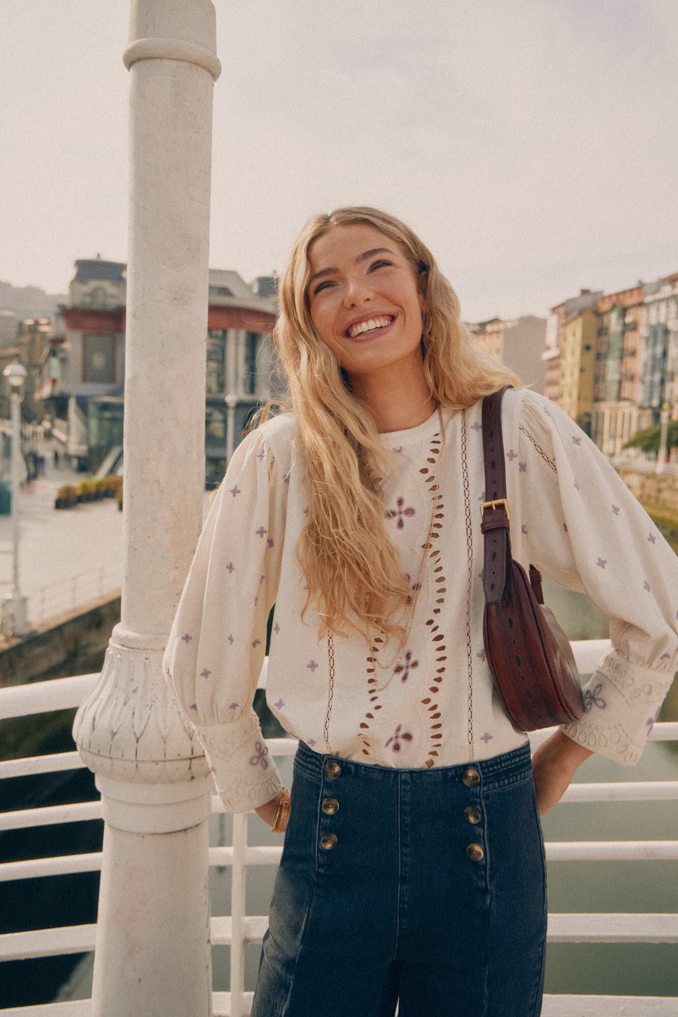 Candelaria. Blusa bordados Blusas y camisas de mujer Hoss Intropia