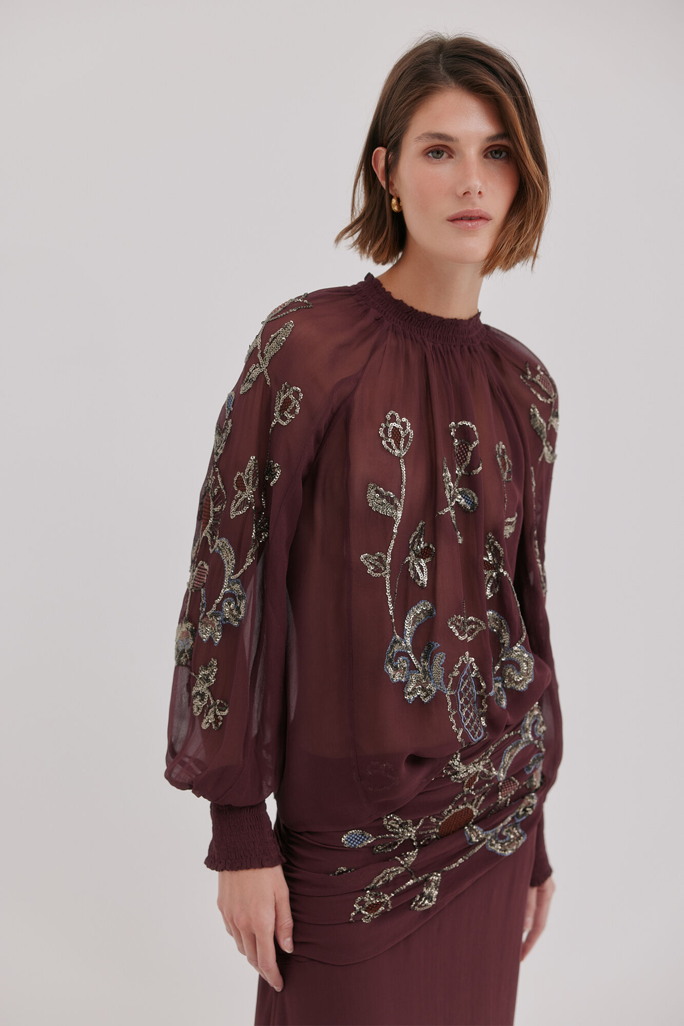 Hoss Intropia Cenese.Blusa beads