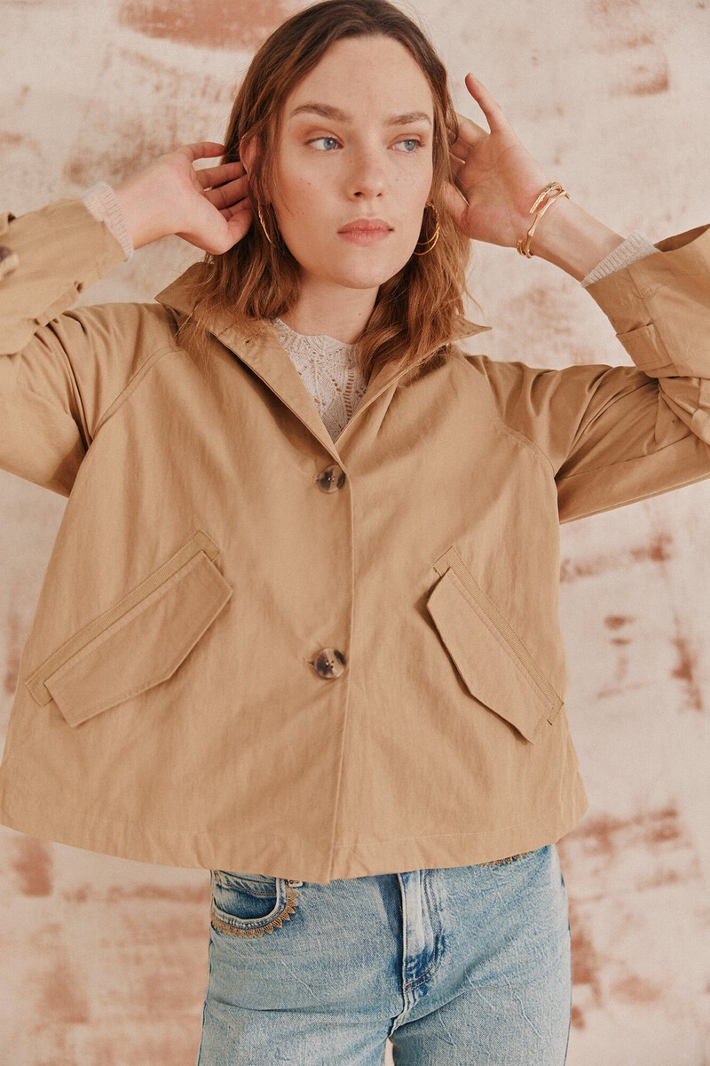 Hoss intropia Gabardina corta Abrigos de mujer Hoss