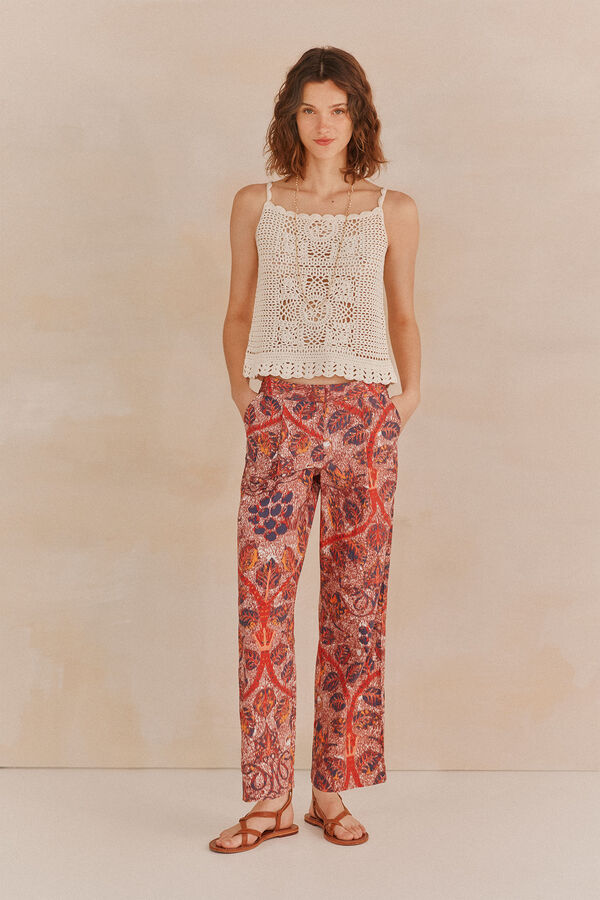 Hoss Intropia Philipa.Pantalon estampado Multicolor