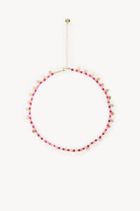 Hoss Intropia Mayrin. Collar abalorios colores Dorado